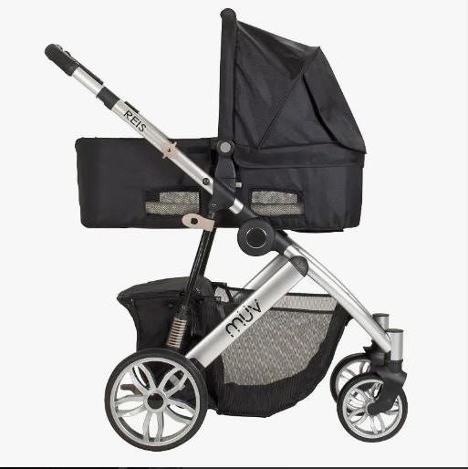 Baby Trend Reis Stroller Arctic Silver Mystic Black