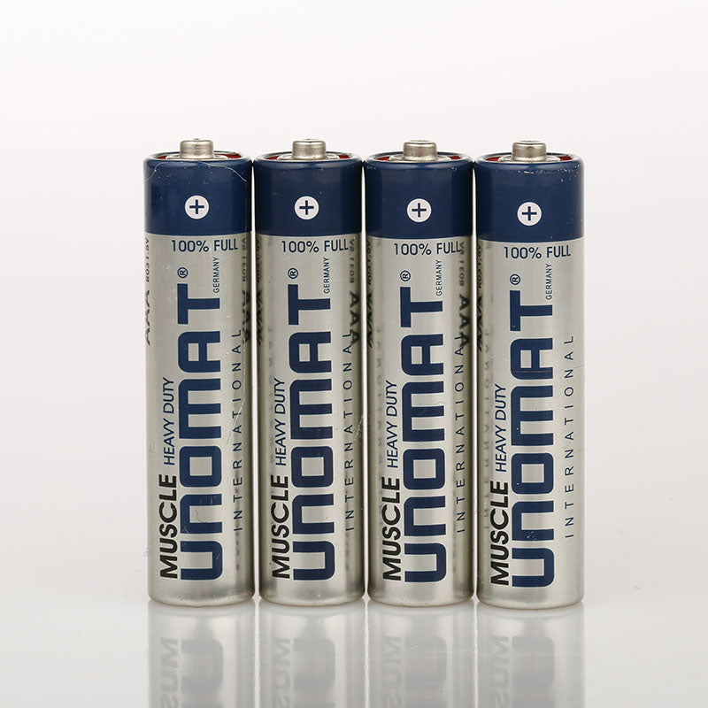 Unomat Muscle Heavy-Duty AAA Batteries, 1.5V, Pack of 4