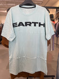 BS Style Men's light blue "EARTH" Graphic Printed T-Shirt