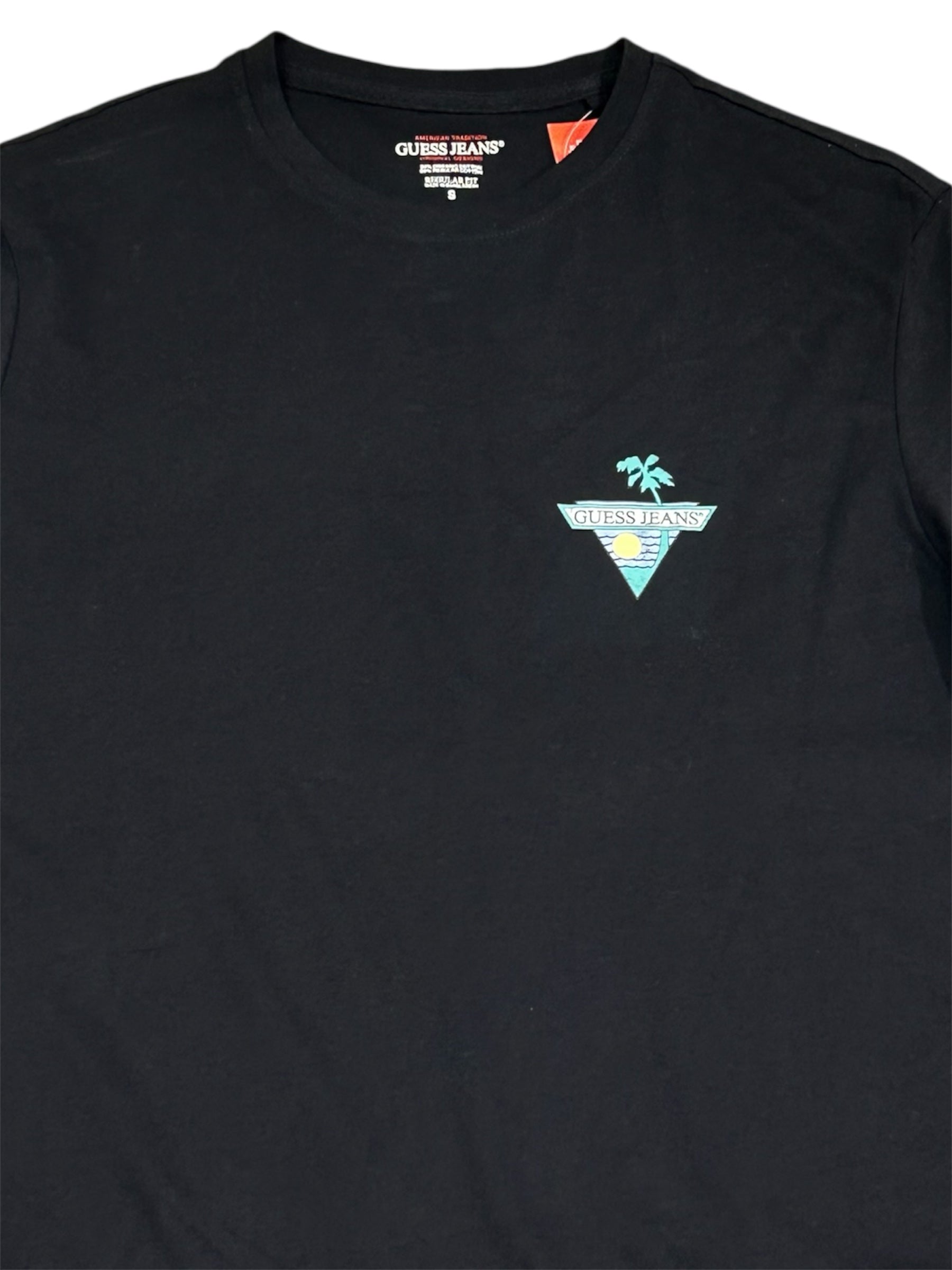 Guess Jeans Men’s Black Cotton T-Shirt