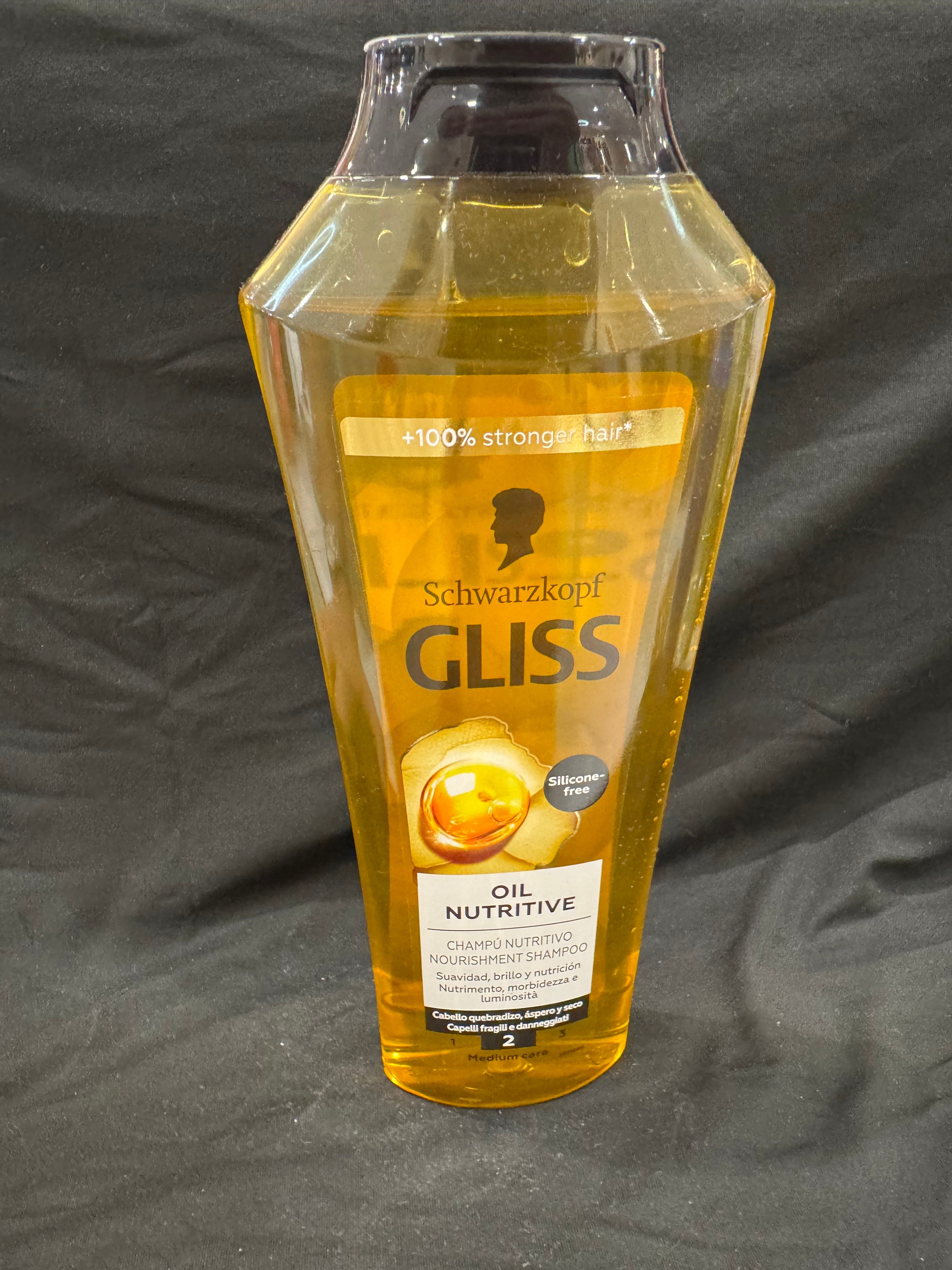 Gliss Core Shampoo 400ml Nutrivate Nourishing Oil 400 mle