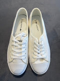 Lacoste Women's White Canvas Low-Top Lace-Up Sneakers