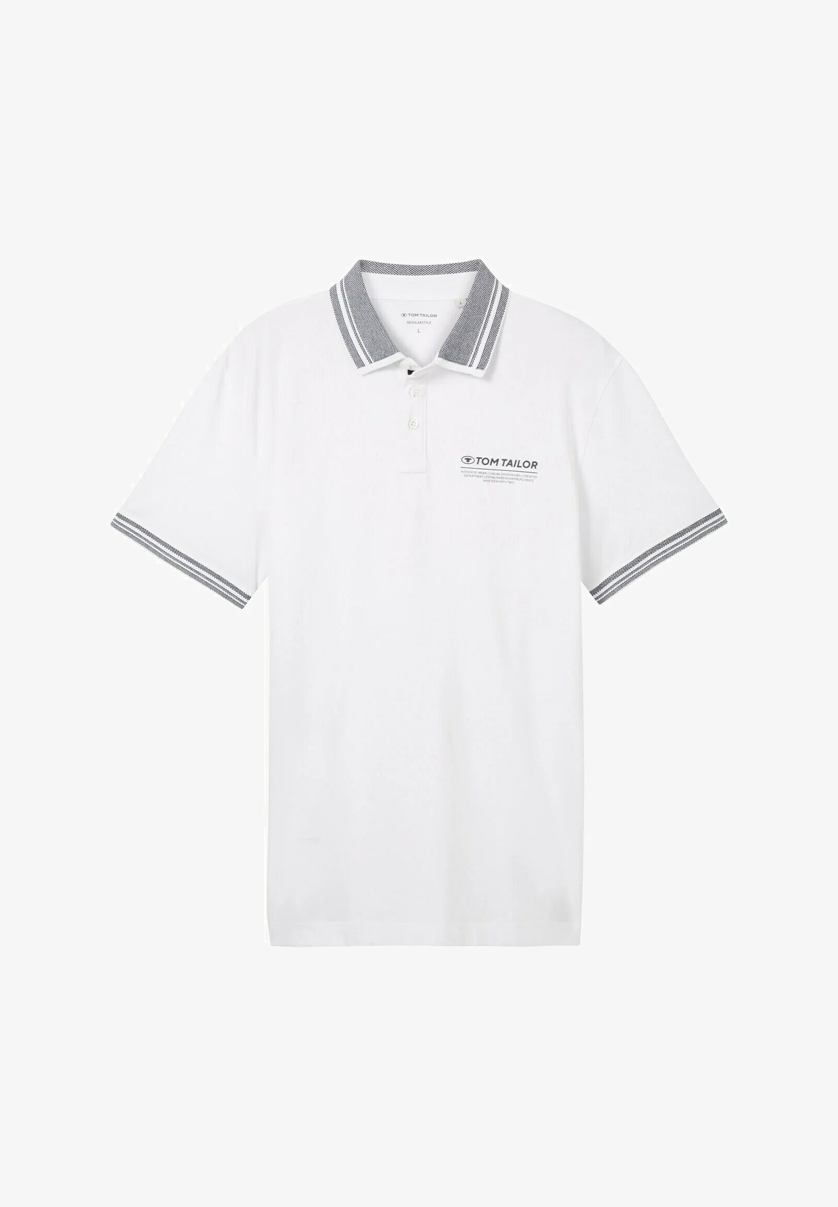 TOM TAILOR MIT LOGO - Polo shirt - white