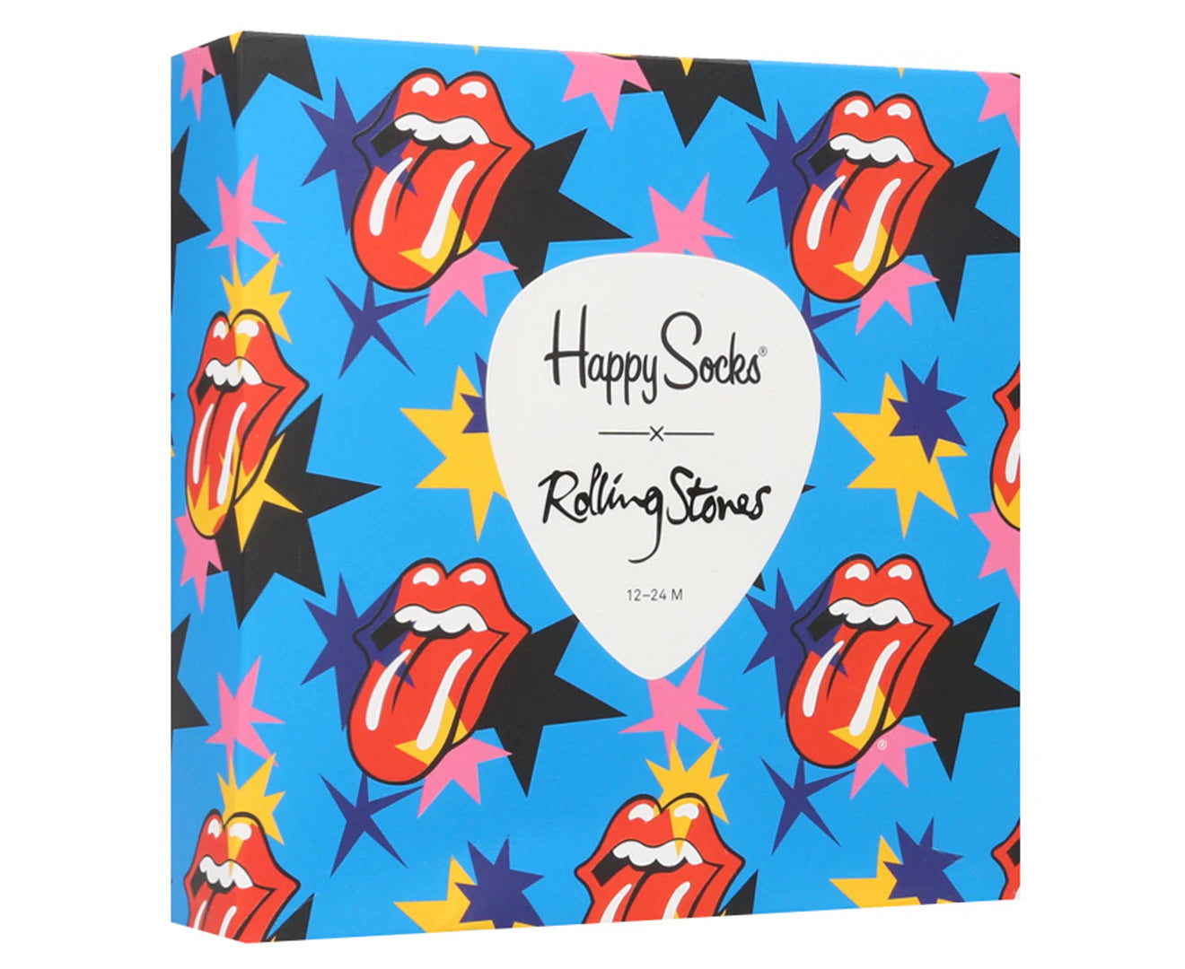 Happy Socks Baby/Kids' Rolling Stones Socks Gift Box 4-Pack