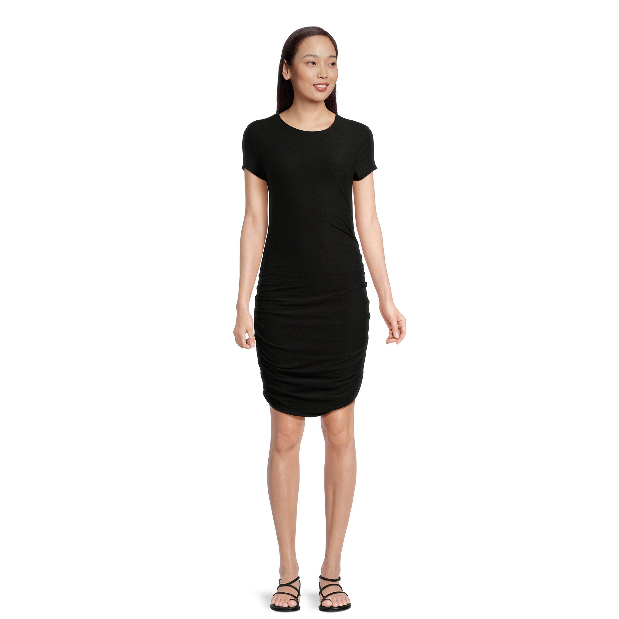 SIZE: S - No Boundaries Juniors Side Ruched Dress