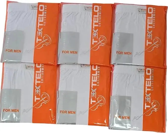 6-pack men's cotton underwear – long leg design for all-day support