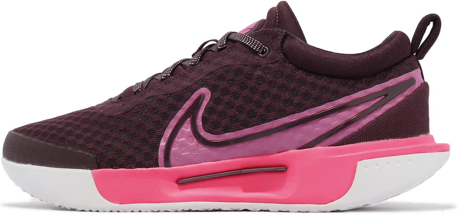 Nike Zoom Coat Pro HC Premium Women's Tennis Shoes Wmns Zoom Court Pro HC PRM Burgundy Pink Tennis DQ4683-600