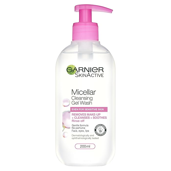 Garnier Skin Active Micellar Cleansing Gel Face Wash Sensitive Skin | 200ml