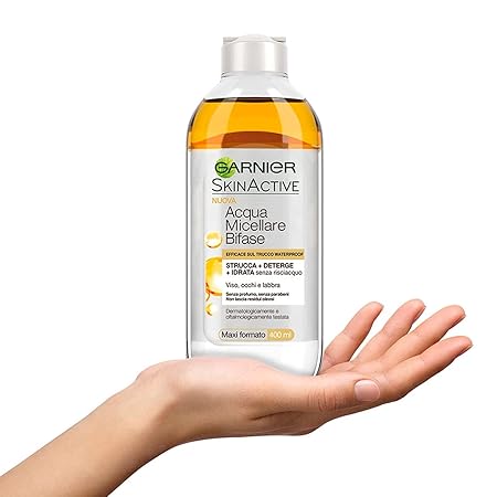 Garnier Micellar Water, Argan Oil Effective on Waterproof Makeup | 400ml