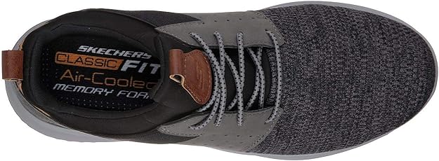 Skechers Delson Camben Sneakers - Black & Gray | 65474