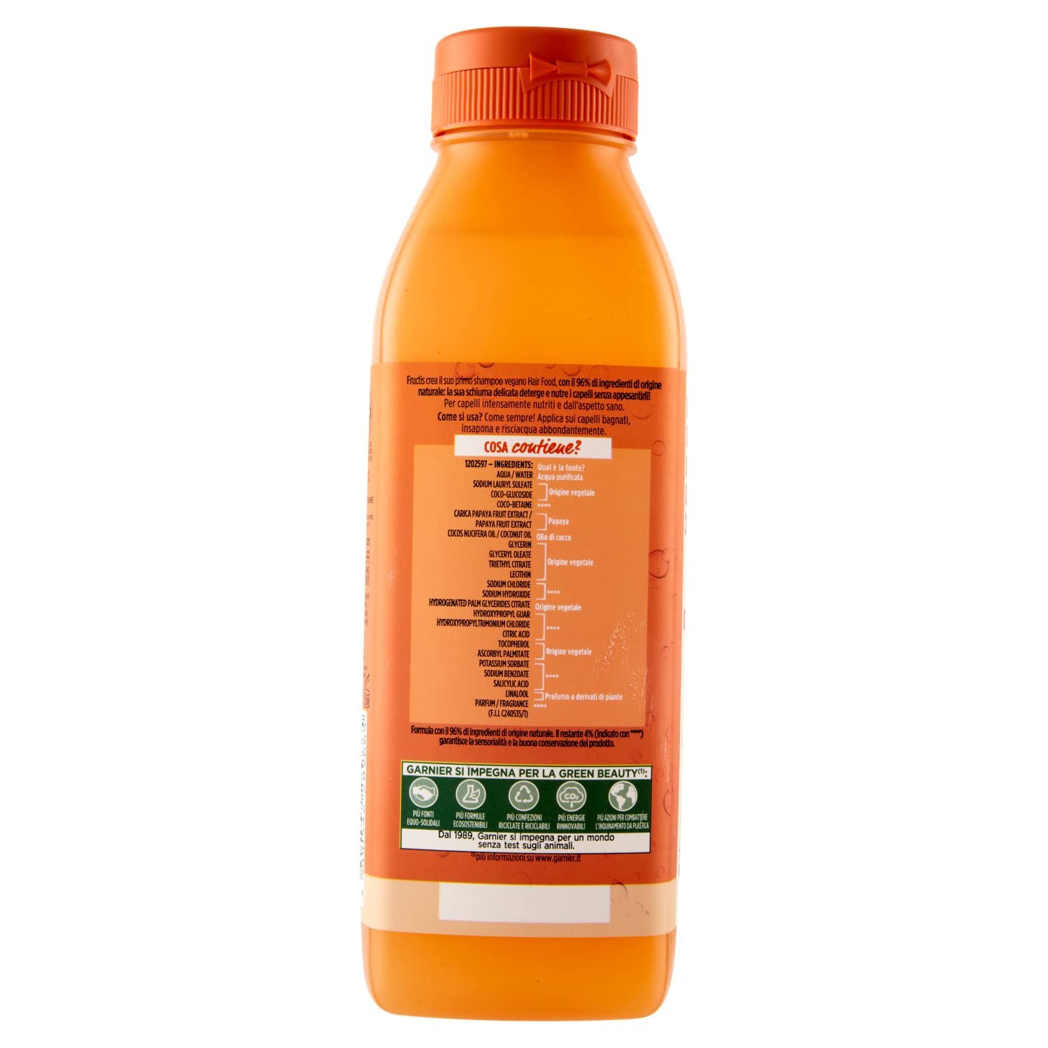 Garnier Fructis Shampoo Hair Food Papaya - 350ml