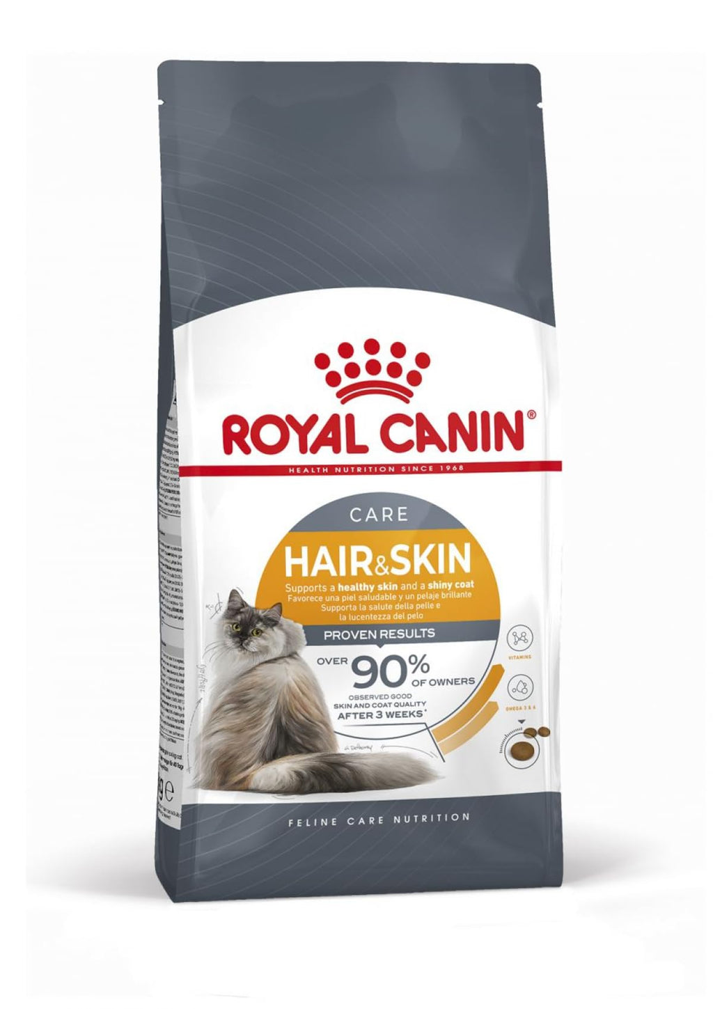 Royal Canin Feline Care Nutrition Hair & Skin Cat Dry Food,4Kg