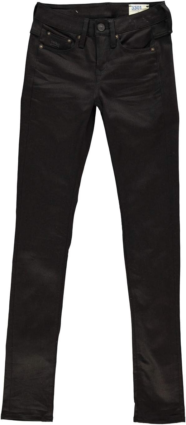 G-Star Raw WOMEN BLACK DENIM PANTS 60654-6245-1241