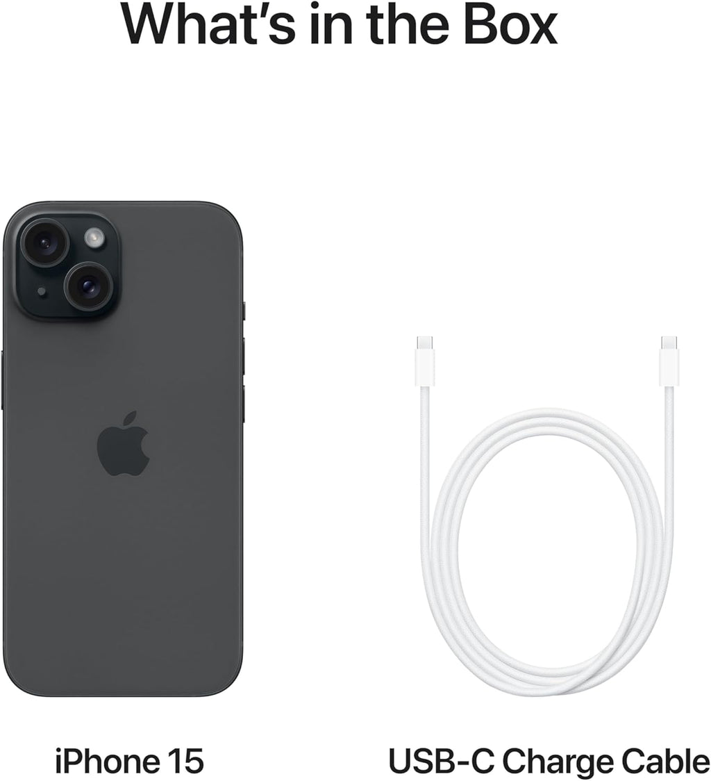 Apple iPhone 15 Smartphone Black