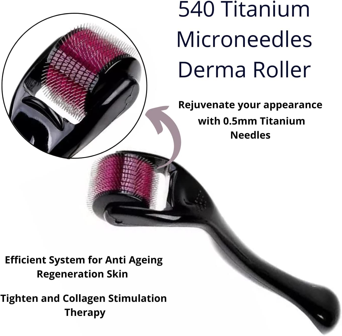 Rohs Derma Roller Micro Needle Roller System | 0.50mm