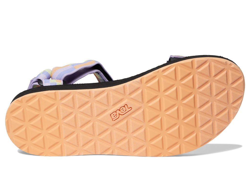 صندل Teva النسائي الأصلي Universal، بتصميم Retro Block Pastel Lilac