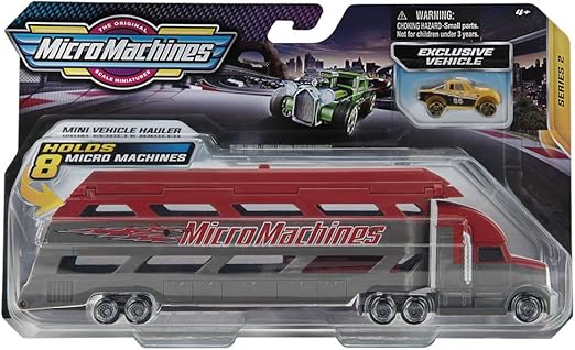 Micro Machines Mini Vehicle Hauler Assortment, MMW0027, Pack of 1