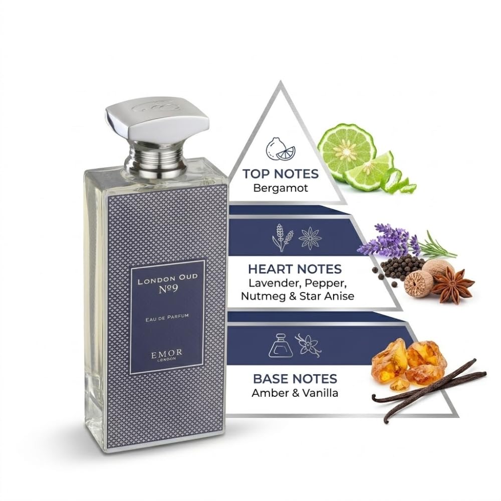 لندن إيمور عود رقم 9 ماء عطر 4.2 أونصة 125 مل للجنسين