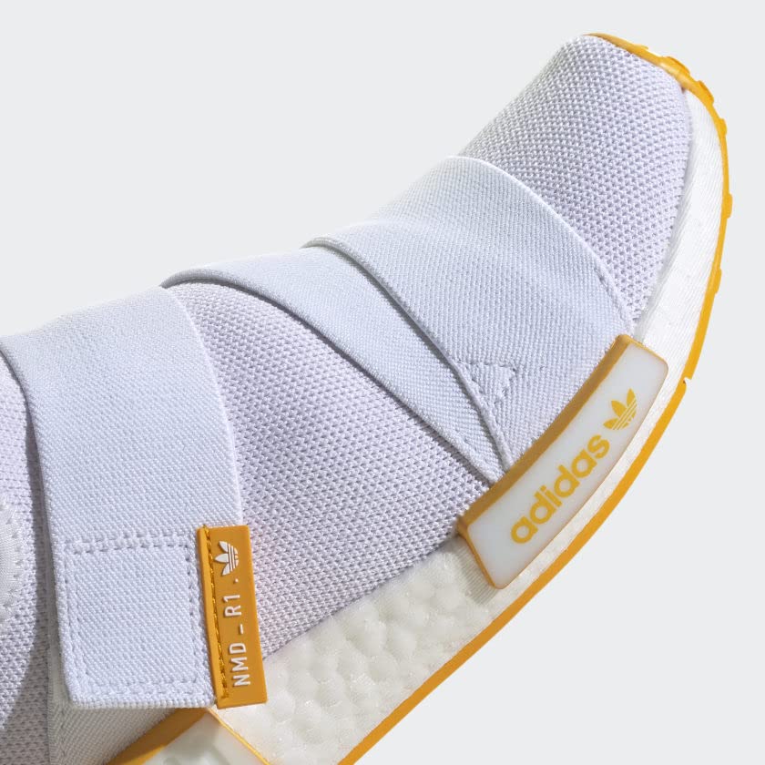 SIZE:36 -  Adidas Originals Women's NMD_R1 White Collegiate Gold - D