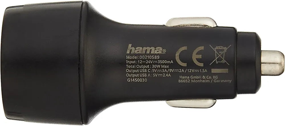 Hama the smart solution dual port car charger