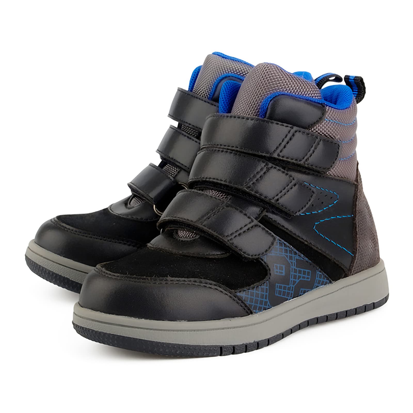 Size: 35 - Princepard Kids Orthopedic Shoes,Toddlers Corrective High Top Boots with Arch and Ankle Support,Improve Children's Flat Feet and Valgus/varus Black