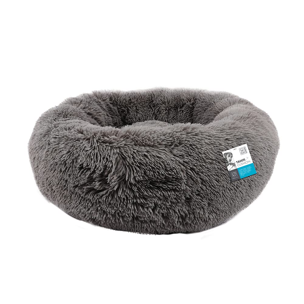 M-PETS Tahiti Soft Cushion in Dark Grey, Size M