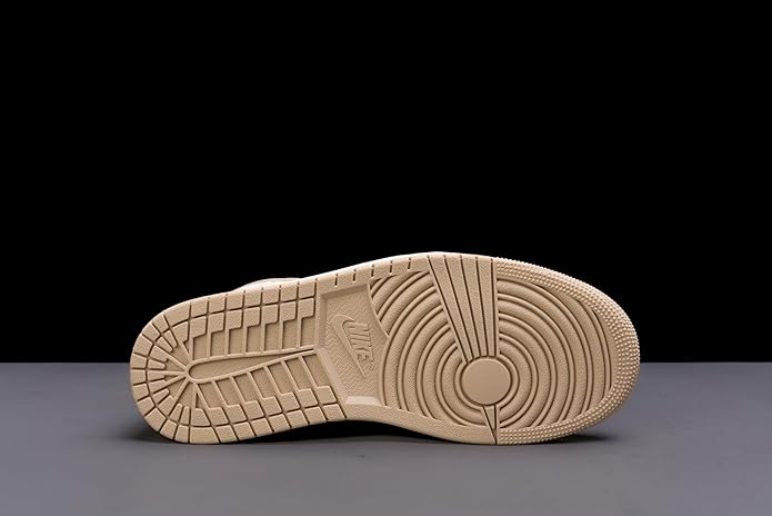 Nike Shoes Jordan 1 Mid  Sail/Black-Desert BQ6472-103