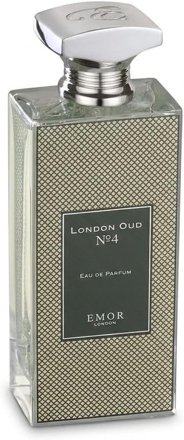عطر عطور EMOR عود رقم 4 من لندن 125 مل يدوم طويلاً، عطر تشيبر للجنسين بلمسات الفانيليا والباتشولي