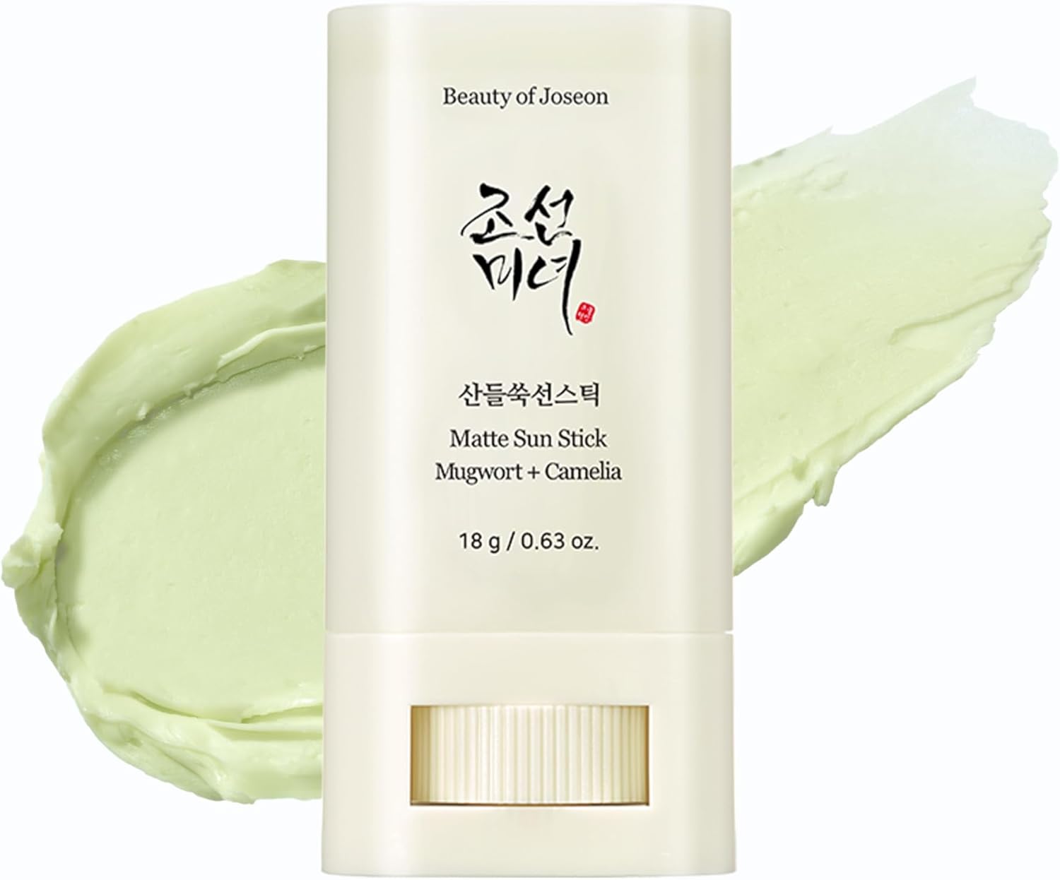 Beauty of Joseon Matte Sun Stick Mugwort Camelia for face Korean Sunscreen moisturizing with SPF 50 PA++++ Sebum Control No white Cast skincare for Women and Men 18g
