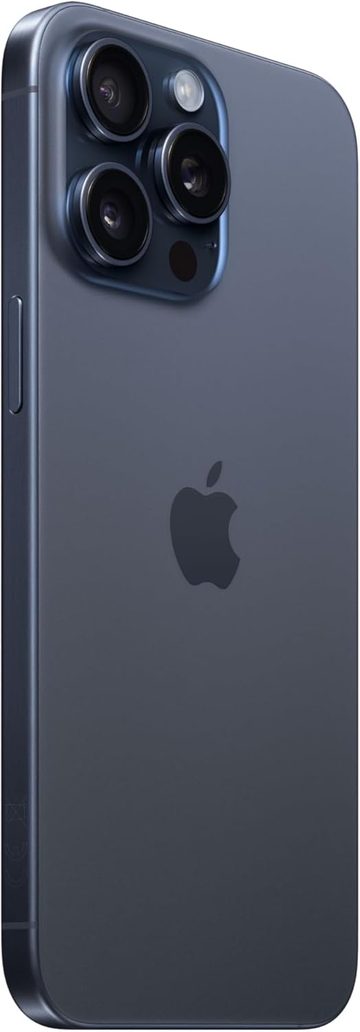 Apple iPhone 15 Pro Max Smartphone Blue Titanium