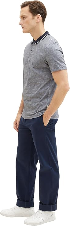 TOM TAILOR Men's Striped Polo Shirt