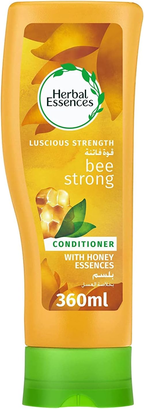 Herbal Essences Bee Strong Strengthening Conditioner with Honey Essences for Weak Hair, 360 ml