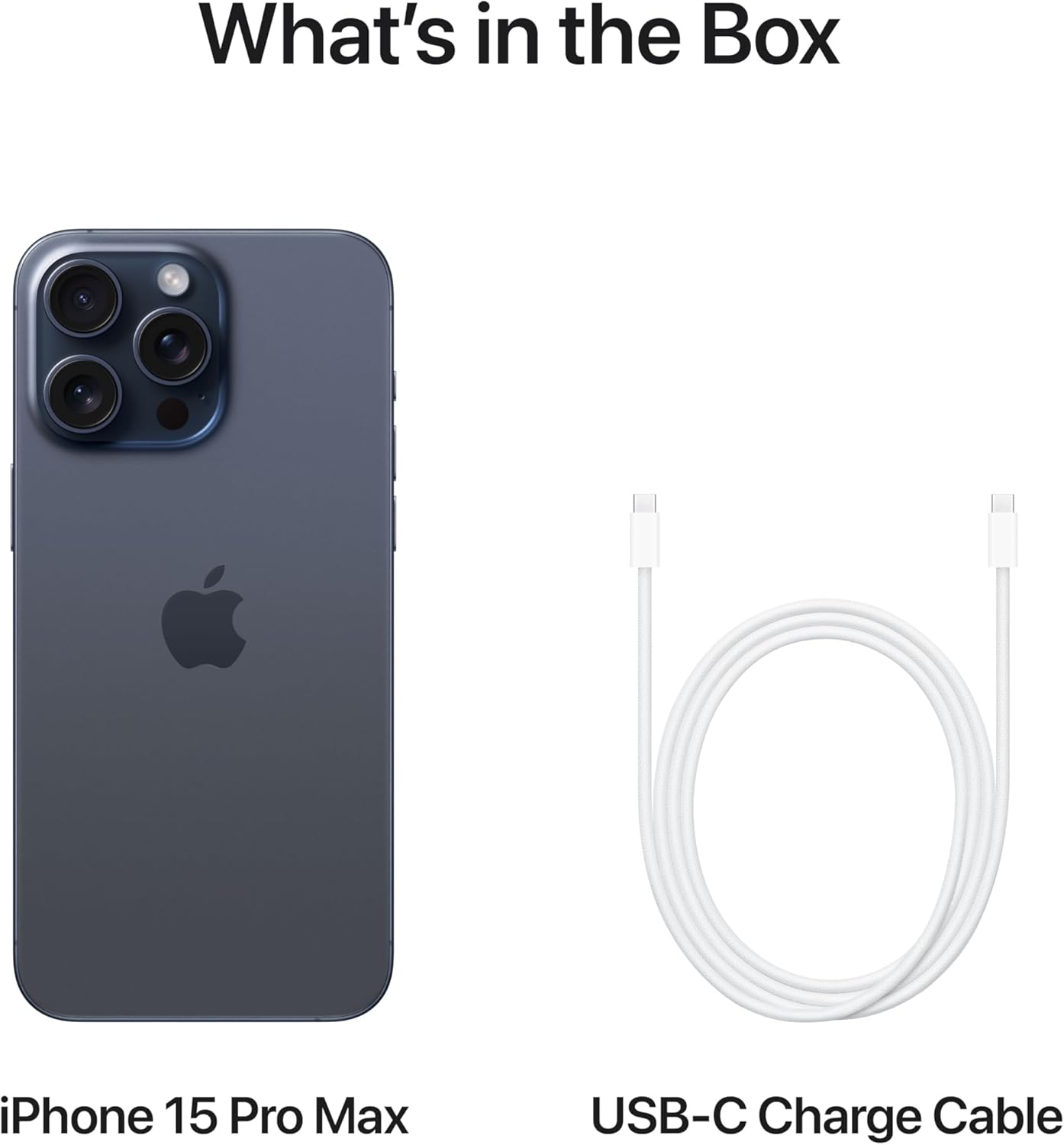 Apple iPhone 15 Pro Max Smartphone Blue Titanium