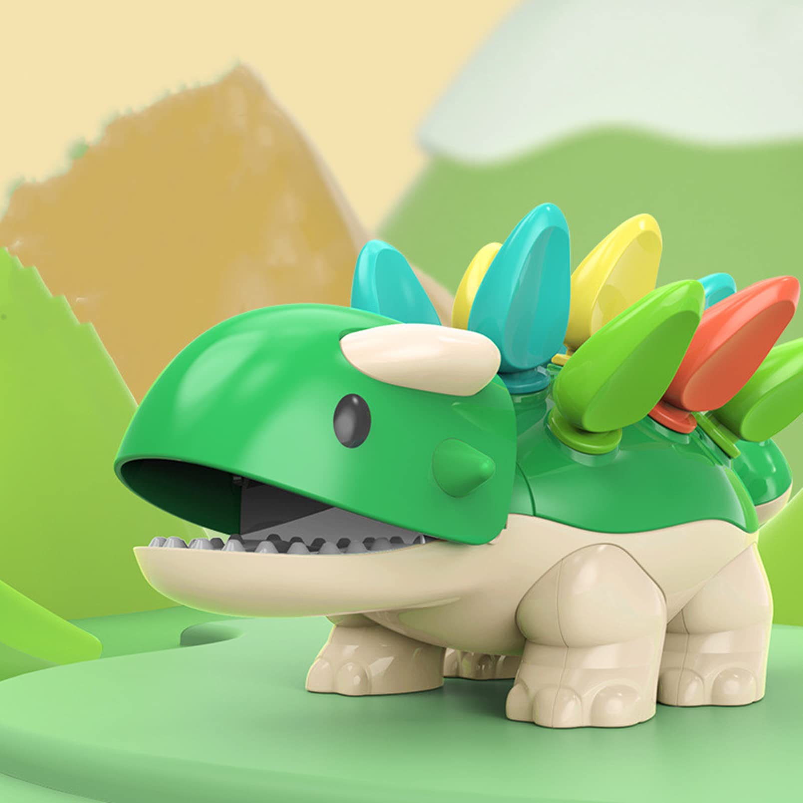 SEALED SPIKE Dinosaur Fine Motor Skills Toys for Toddlers Age 1-3 Years, Toddler Dinosaur Games, Dinosaur Plugging Toy Fine Motor Skills,Dino Toy Color & Number (Dinosaur Fine Motor Skills)