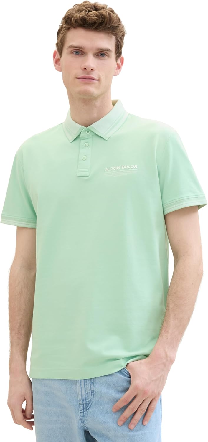 TOM TAILOR MIT LOGO - Polo shirt - paradise mint