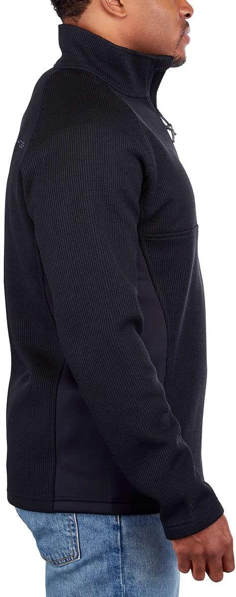 SIZE: M - Spyder Men's Gait Half zip jacket, Black.