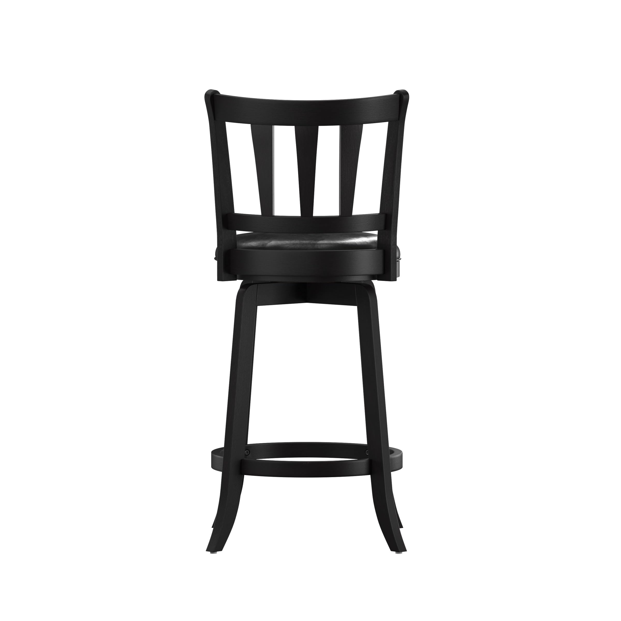 كرسي دوار من هيلسديل فرنتشر، بريسك آيل، بارتفاع الطاولة، أسود