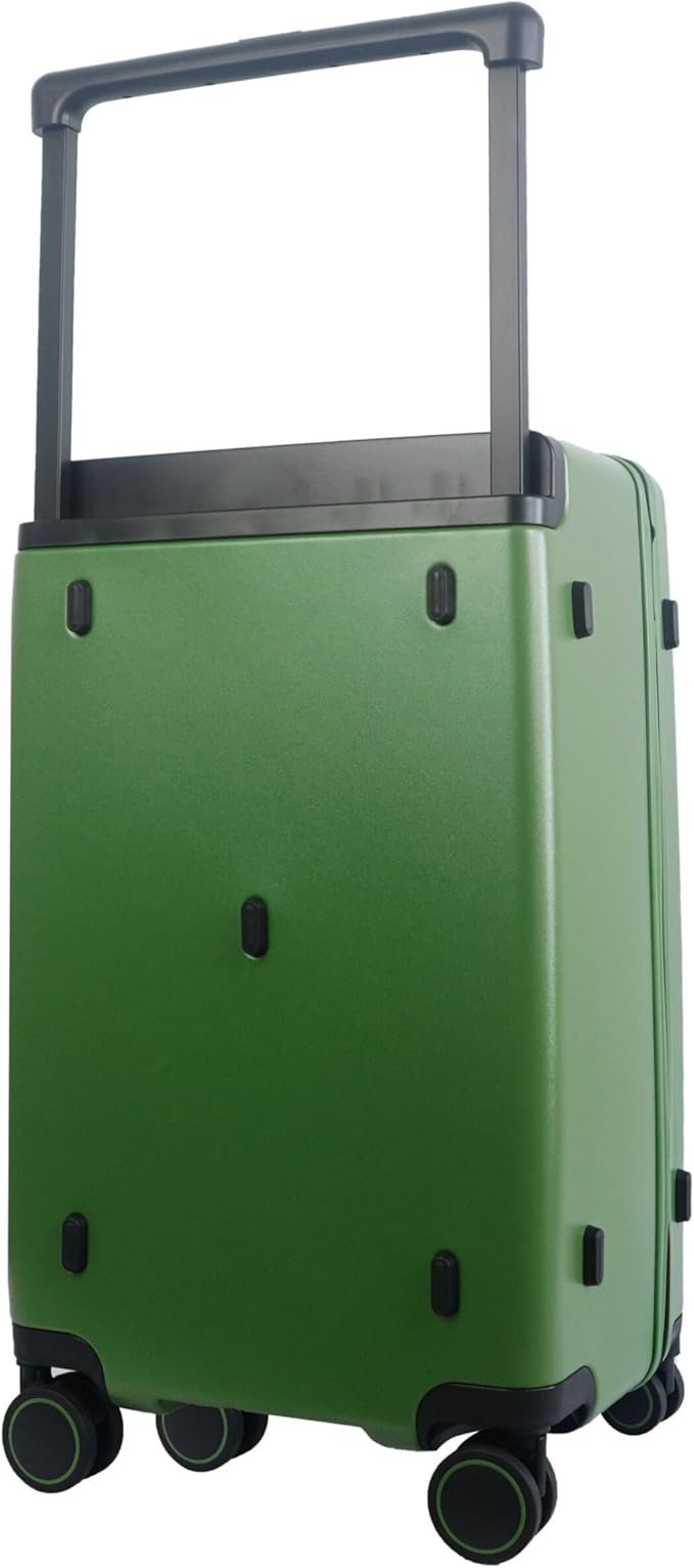 Verage Unbreakable Luggage Expandable Hardside Suitcase Large Green