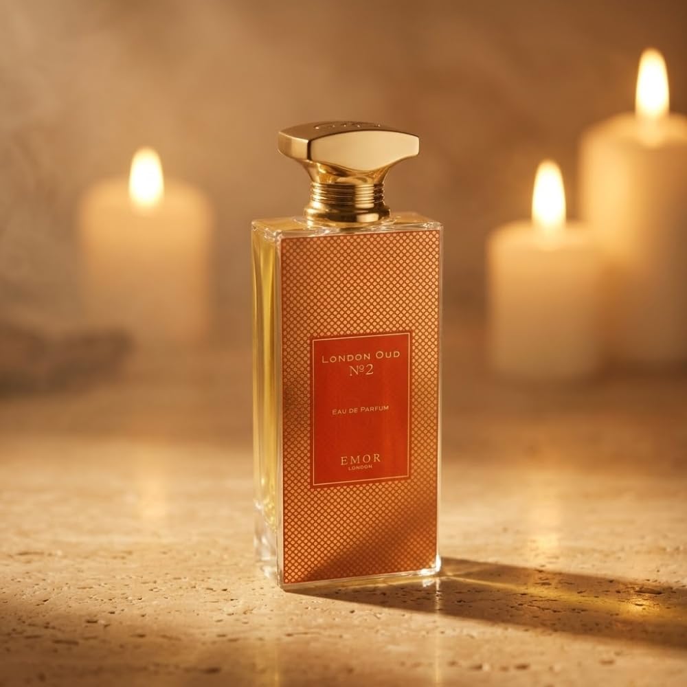 EMOR Eau de Parfum London Oud No. 2 125ml – Long-Lasting Woody Aquatic Fragrance for Men with Citrus Marine Notes