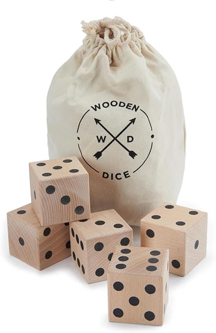 Refinery Brand Giant Wooden Dice