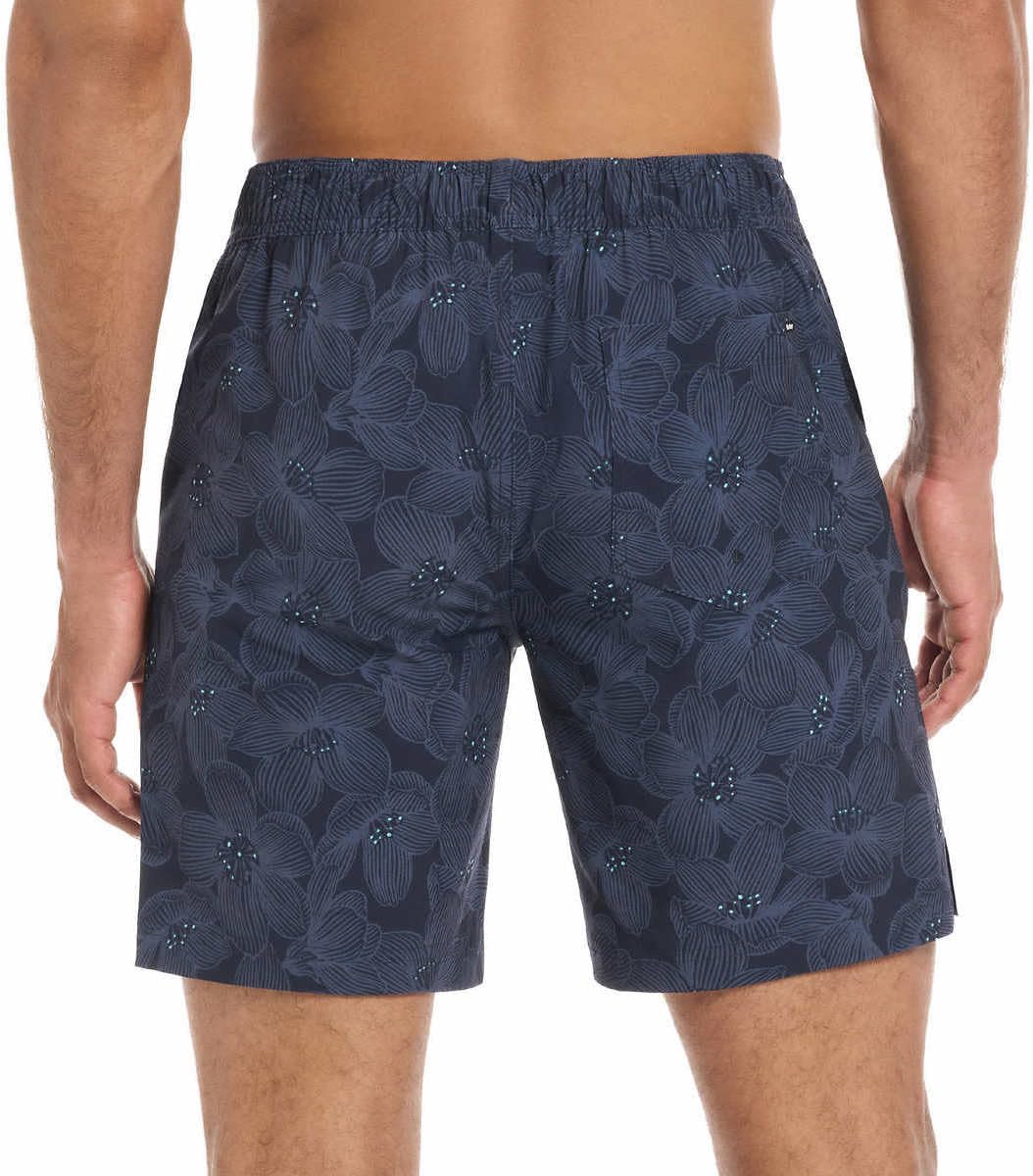 SIZE: M - Hurley Men's Lightweight Volley Swim Short Trunk (US, Alpha, M, Regular, Regular, Dark Blue Hibiscus)