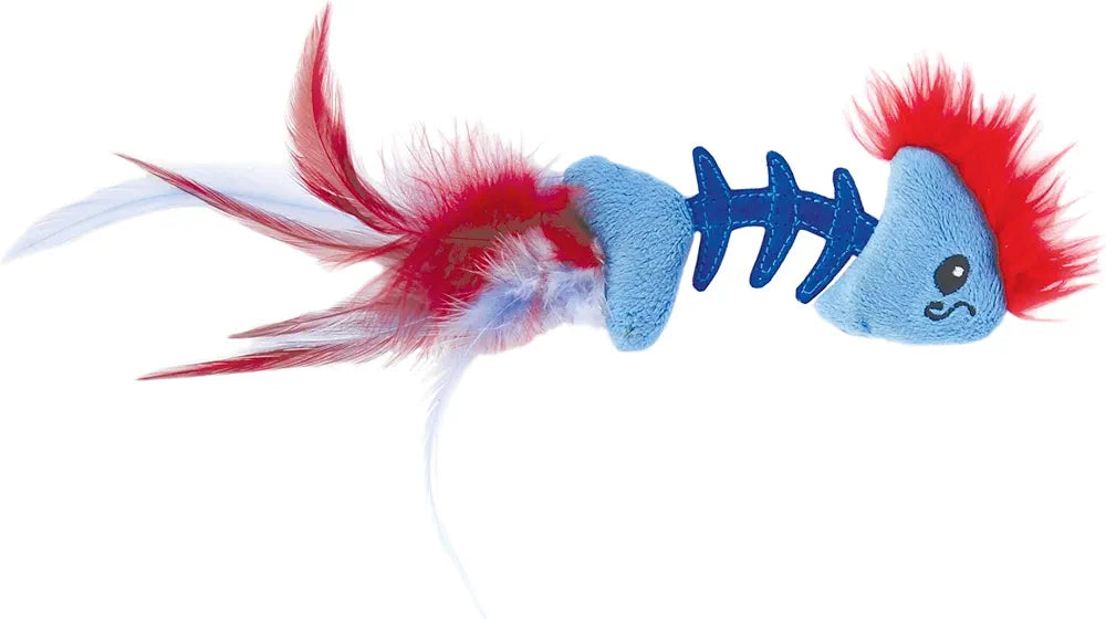 Petstages Feather Fish Bone Catnip