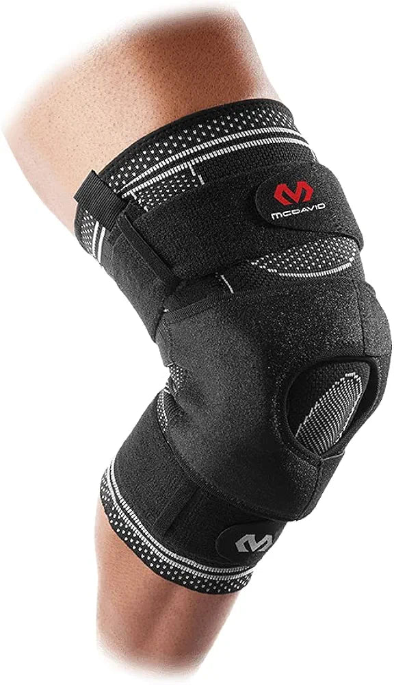 McDavid Men's Elite Ergonomically Designed Flexible Knee Support