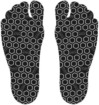 NAKEFIT L'ORIGINALE - Black Hypoallergenic Adhesive Insoles - 3 Pairs in Pack