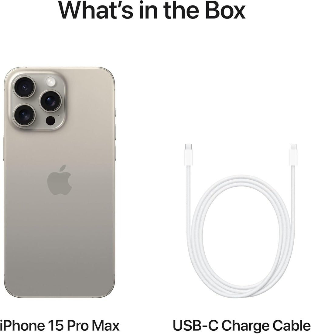 Apple iPhone 15 Pro Max Smartphone Natural Titanium