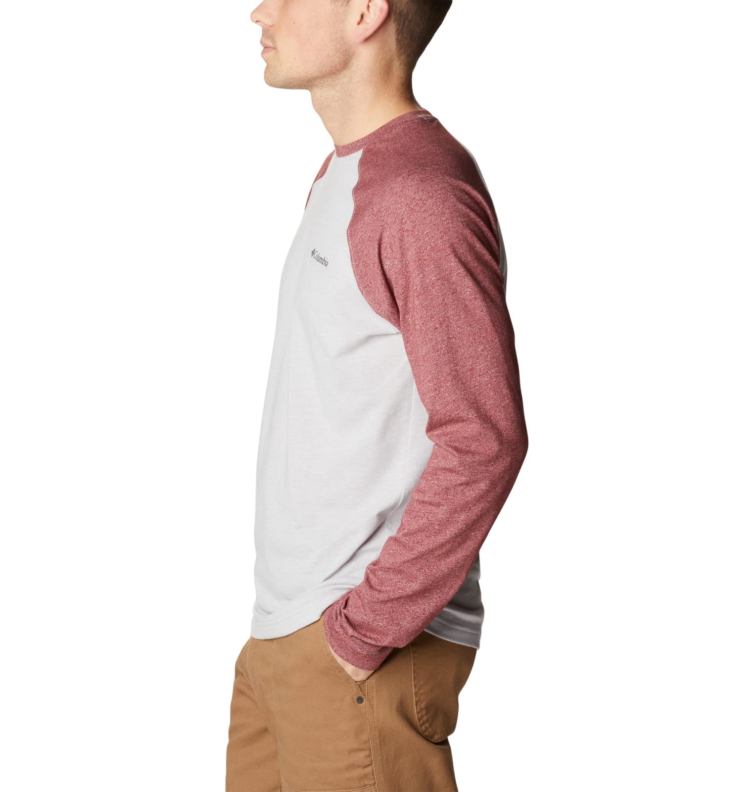 SIZE: S - Columbia men's ThistleTown Hills Raglan Tee Hiking Shirt