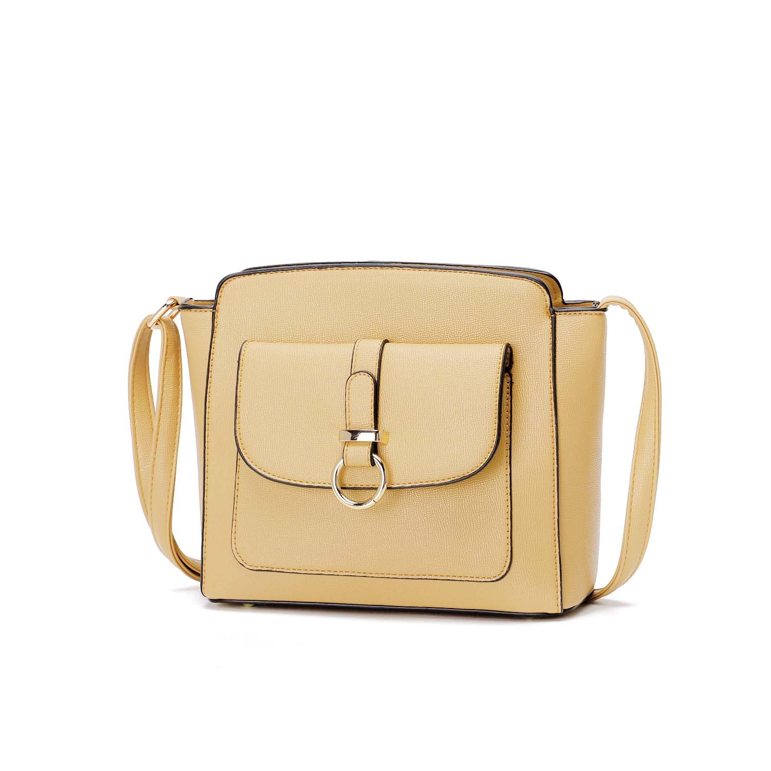 LA TERRE Lightweight Medium Crossbody Bags for Women, Small Crossbody Handbags Vegan Leather Shoulder Bag Purses