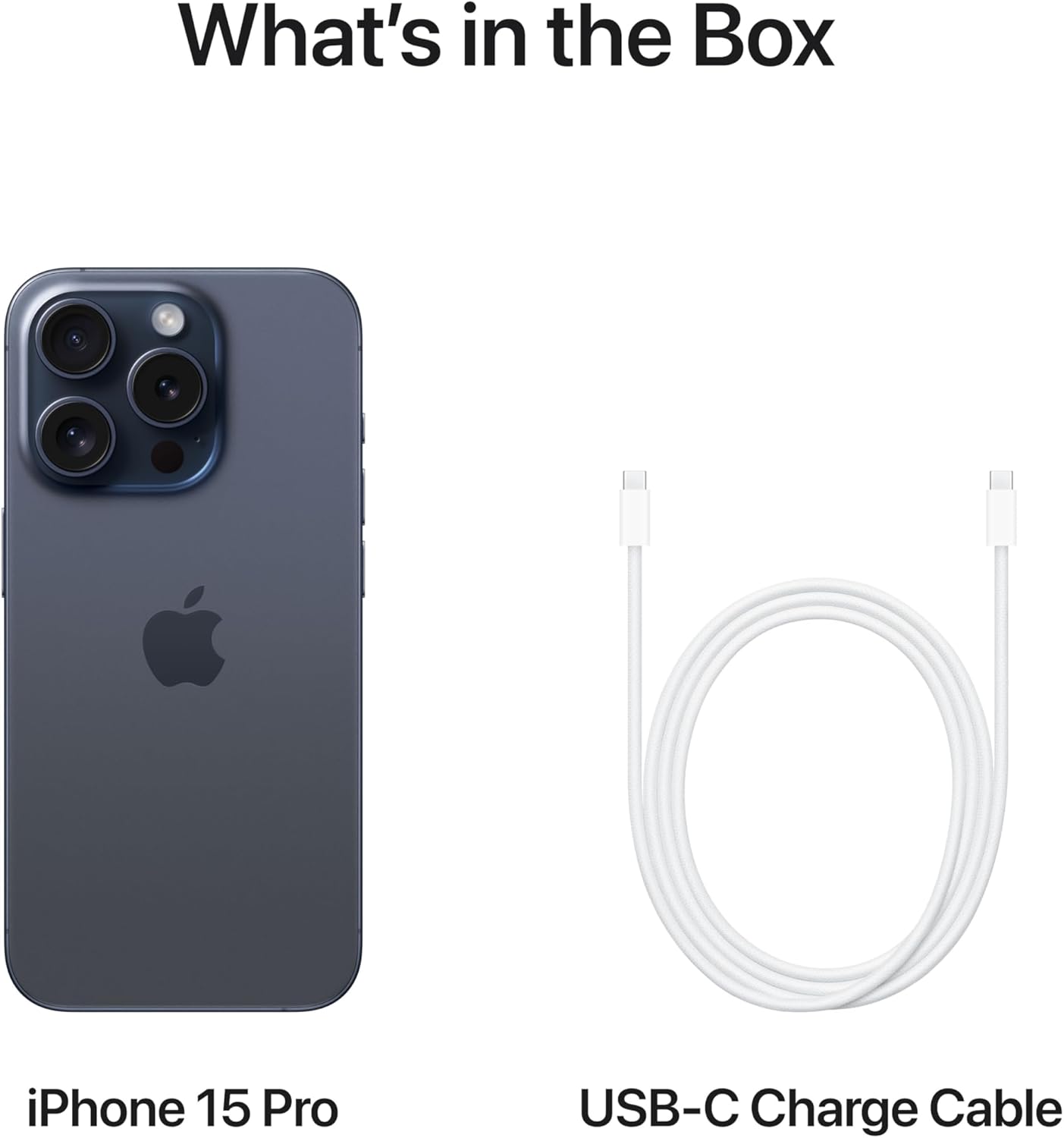 Apple iPhone 15 Pro Smartphone Blue Titanium
