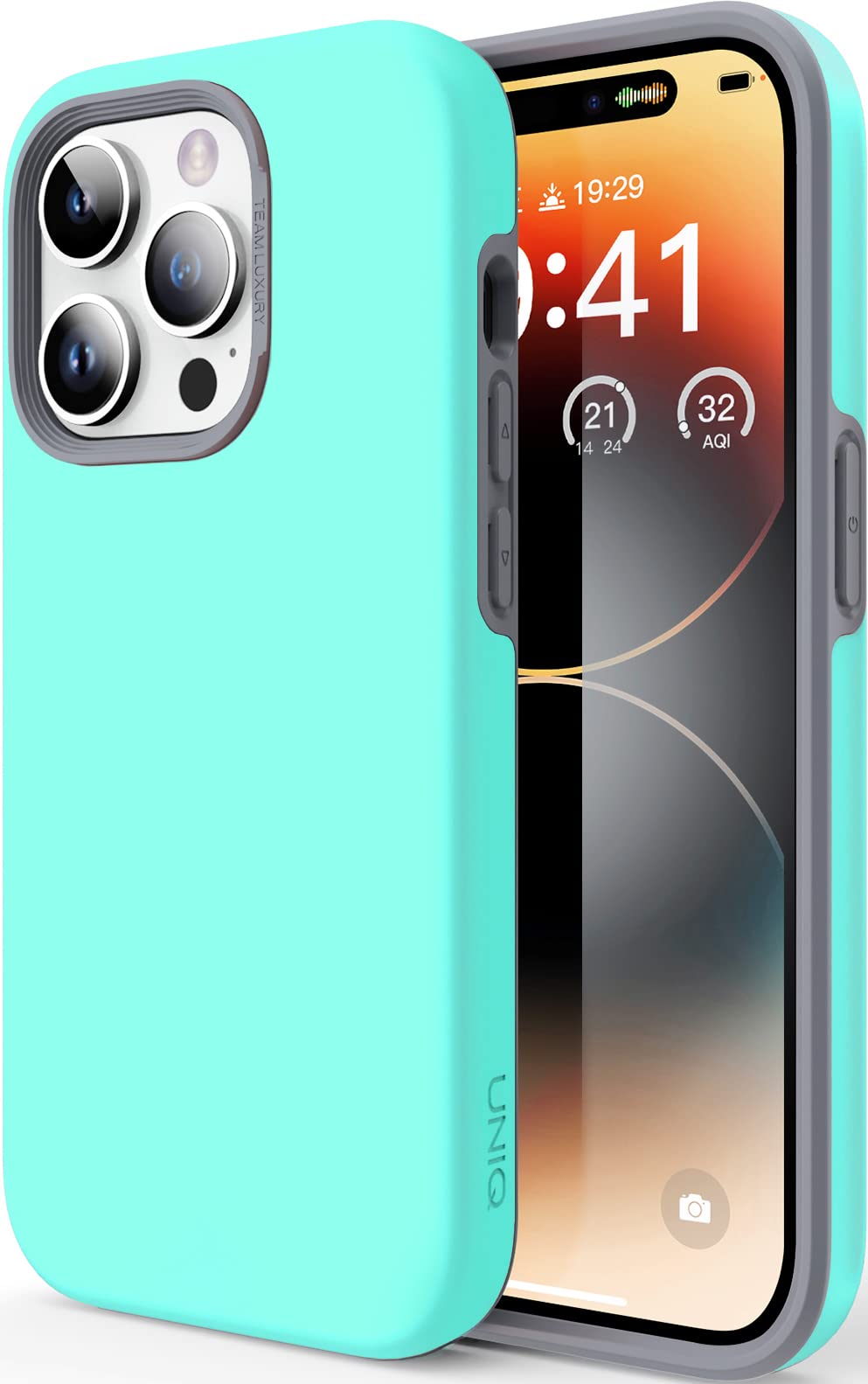 TEAM LUXURY Shockproof for iPhone 14 Pro Case [UNIQ Series] Rugged Anti-Scratch Protective Case Designed for iPhone 14 Pro max Phone Case