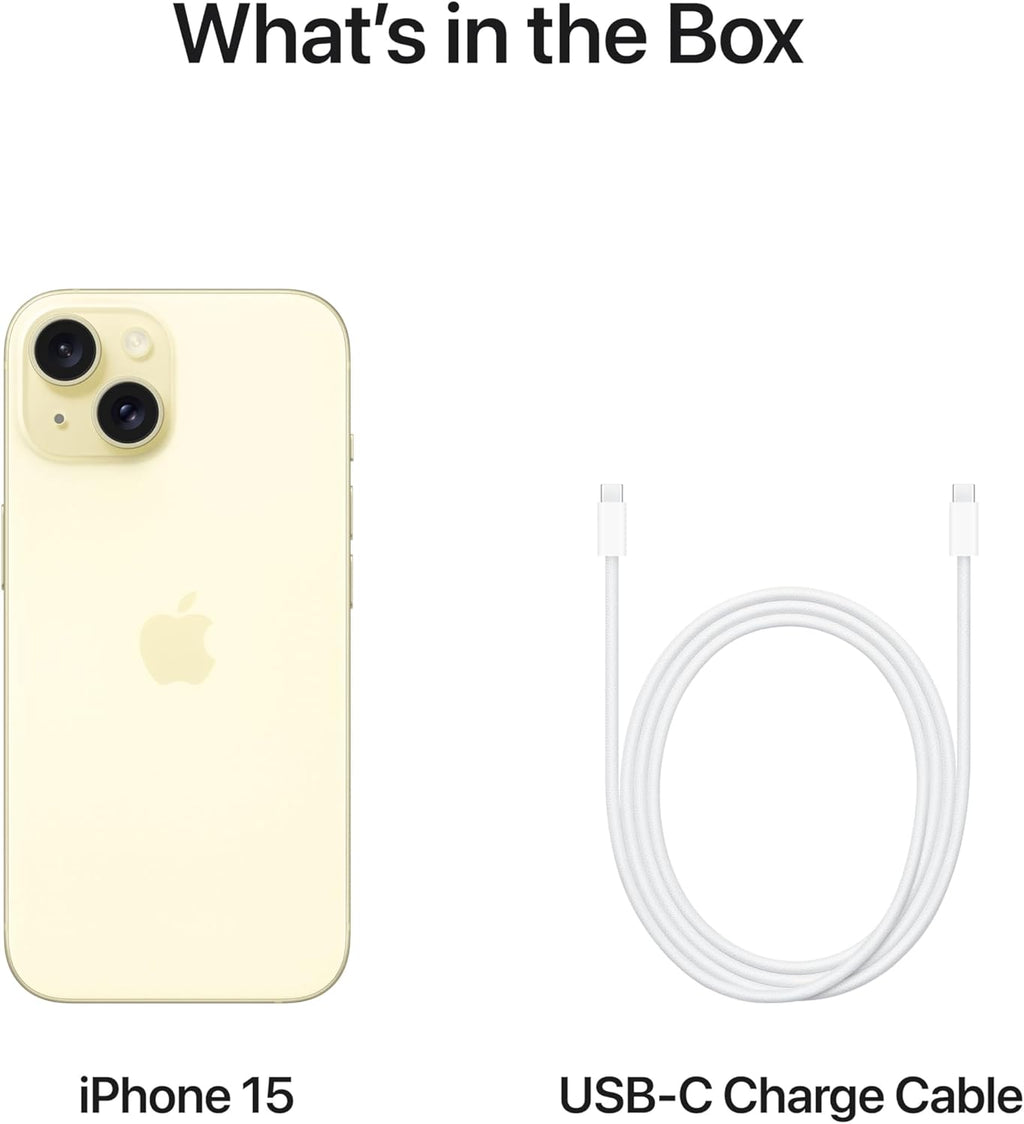 Apple iPhone 15 Smartphone Yellow